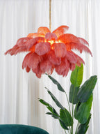 Fero Ostrich Feather Chandelier