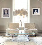 Fero Ostrich Feather Floor Lamp