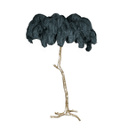 Fero Ostrich Feather Floor Lamp