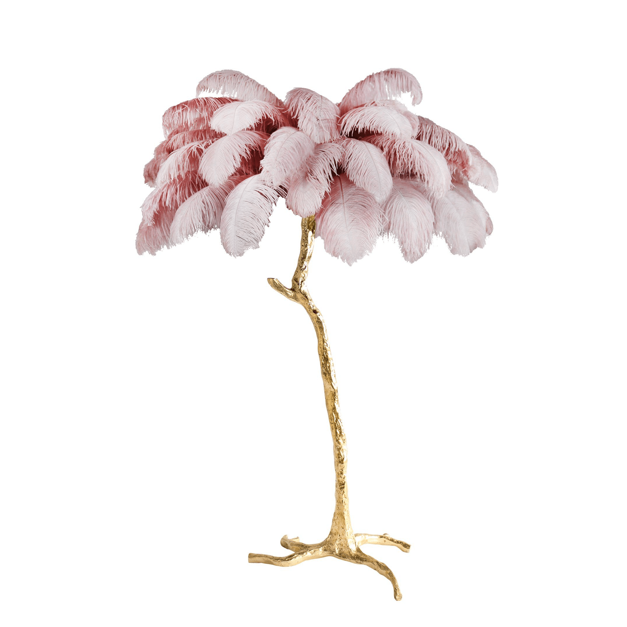 Fero Ostrich Feather Floor Lamp