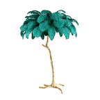 Fero Ostrich Feather Floor Lamp