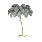 Fero Ostrich Feather Floor Lamp