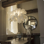 Fero Ostrich Feather Chandelier