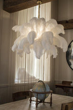 Fero Ostrich Feather Chandelier