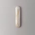 Oval Alabaster Wall Sconce