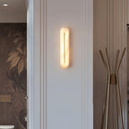 Oval Alabaster Wall Sconce