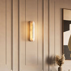 Oval Alabaster Wall Sconce