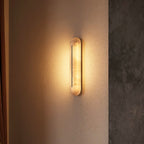 Oval Alabaster Wall Sconce