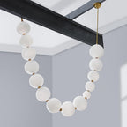 Pearl Necklace Pendant Light