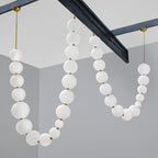 Pearl Necklace Pendant Light