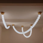 Pearl Necklace Pendant Light
