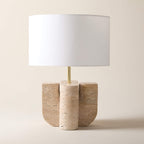 Peniche Travertine Table Lamp
