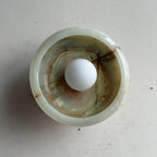 Aurora Green Onyx Sconce