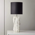 Raw Marble Table Lamp