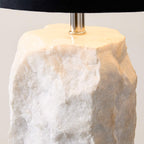 Raw Marble Table Lamp