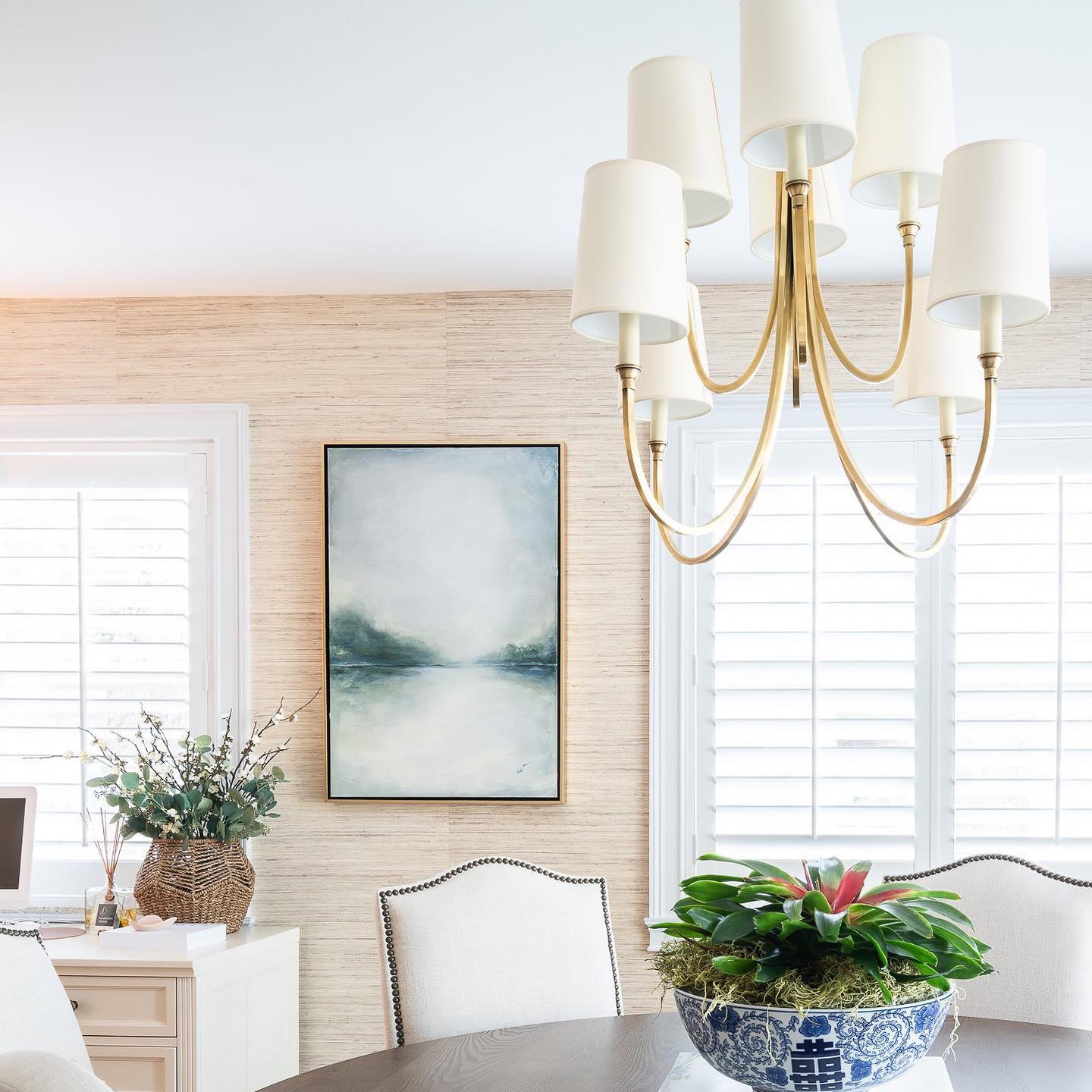 Reed Chandelier Large