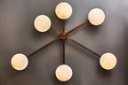 Asymmetrical Flush Mount Lamp