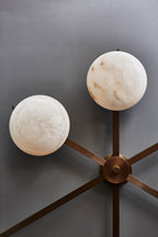 Asymmetrical Flush Mount Lamp