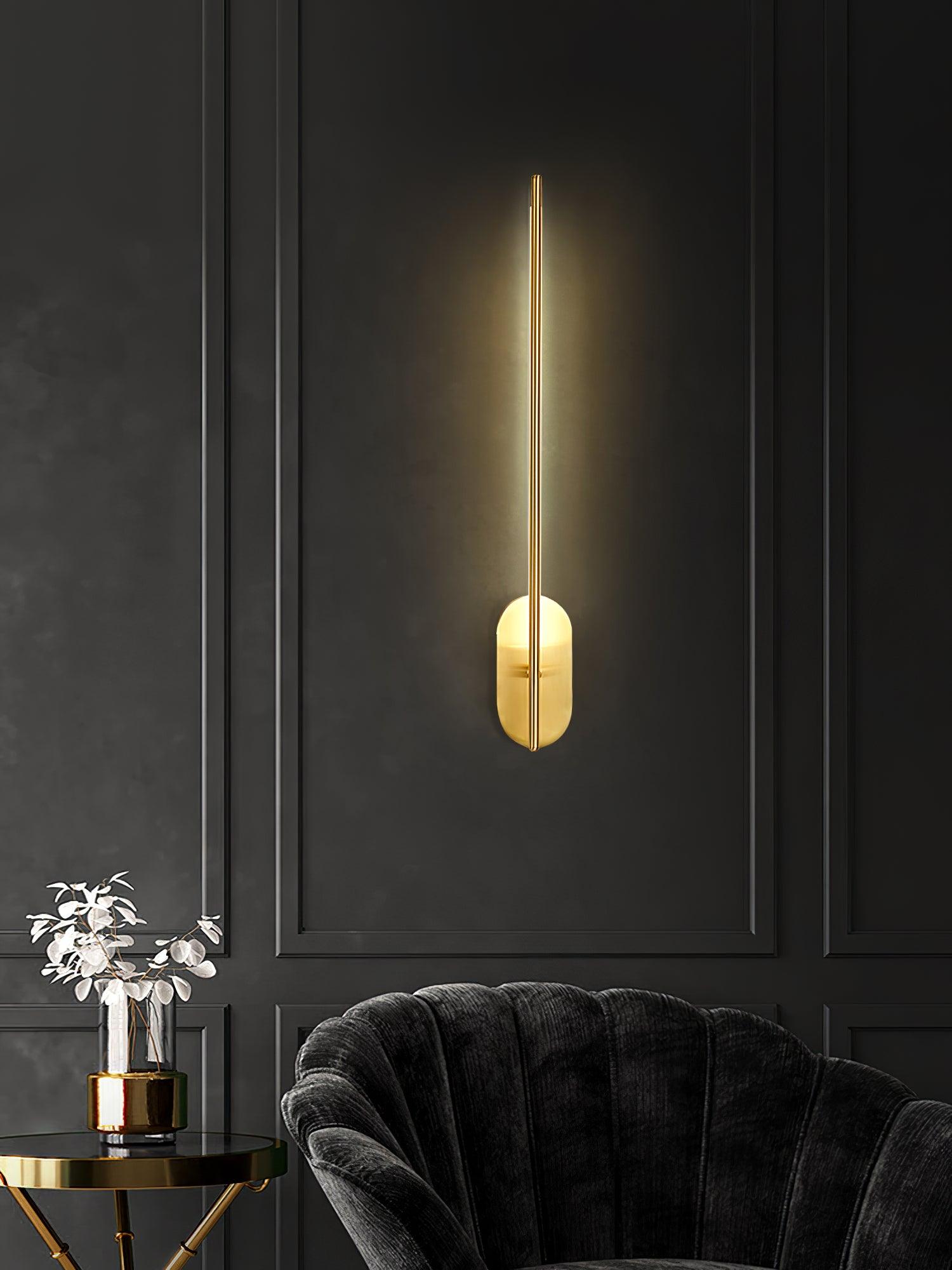 Linnen Rod Wall Sconce
