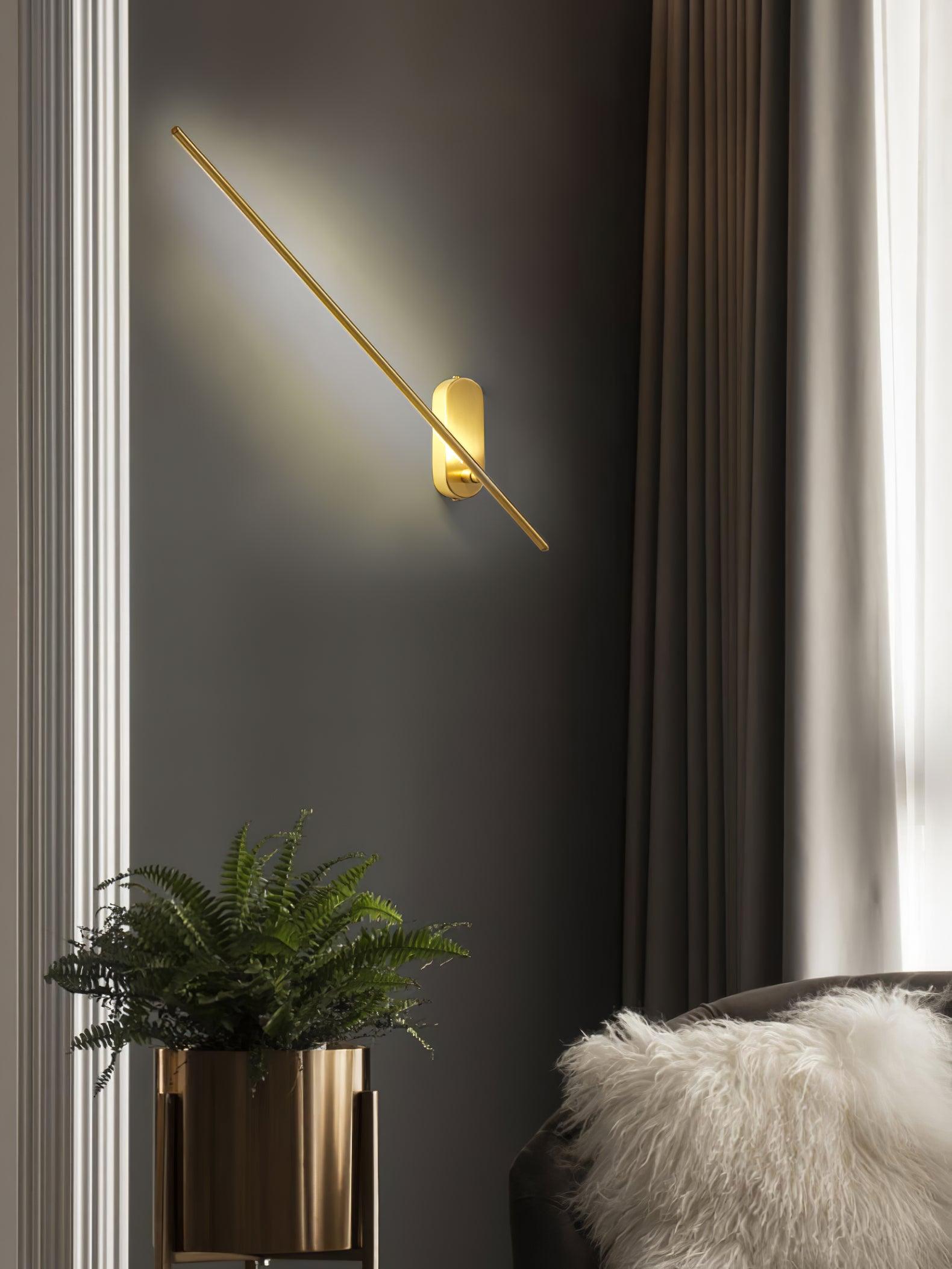 Linnen Rod Wall Sconce