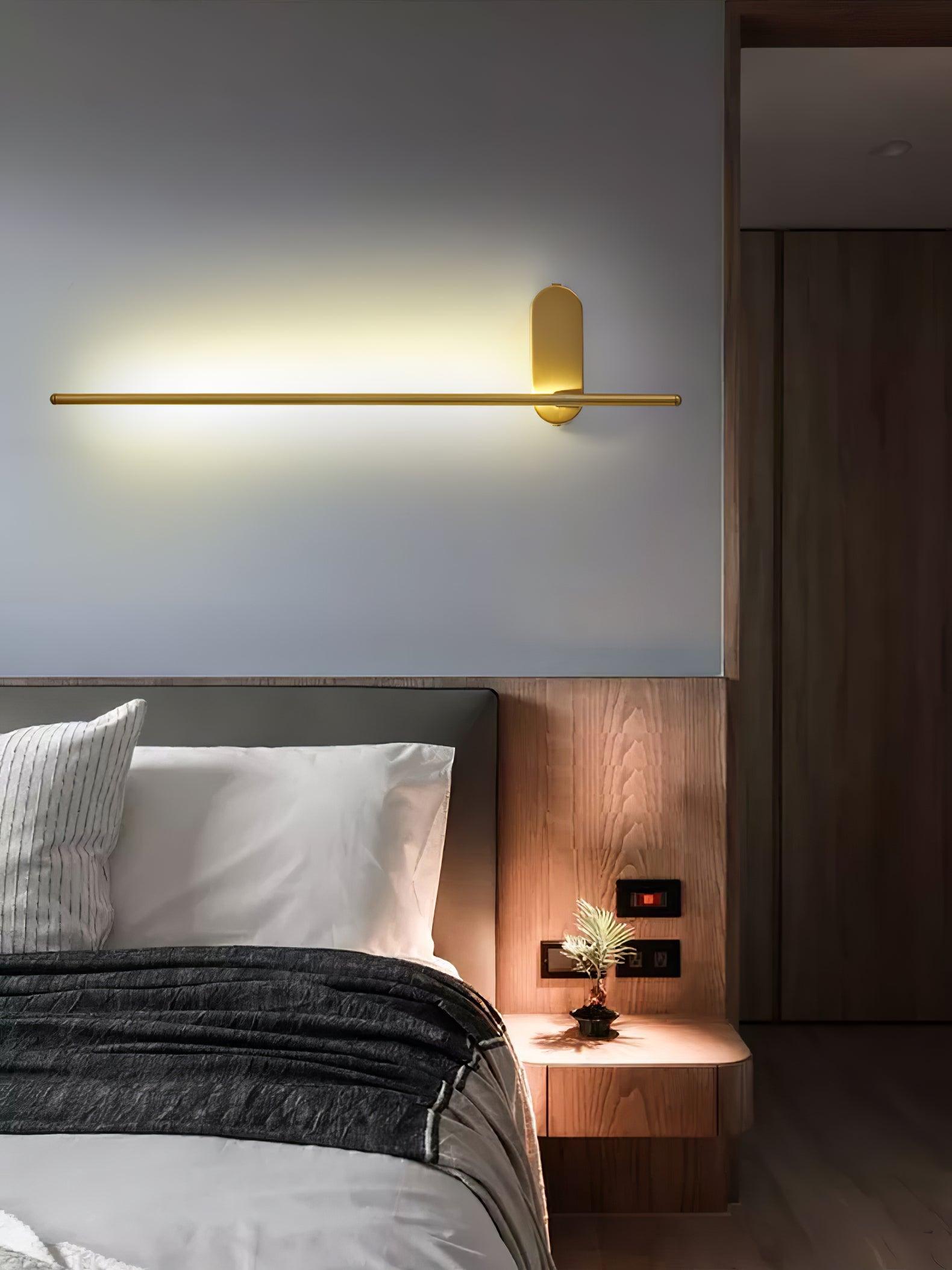 Linnen Rod Plug-in Wall Sconce