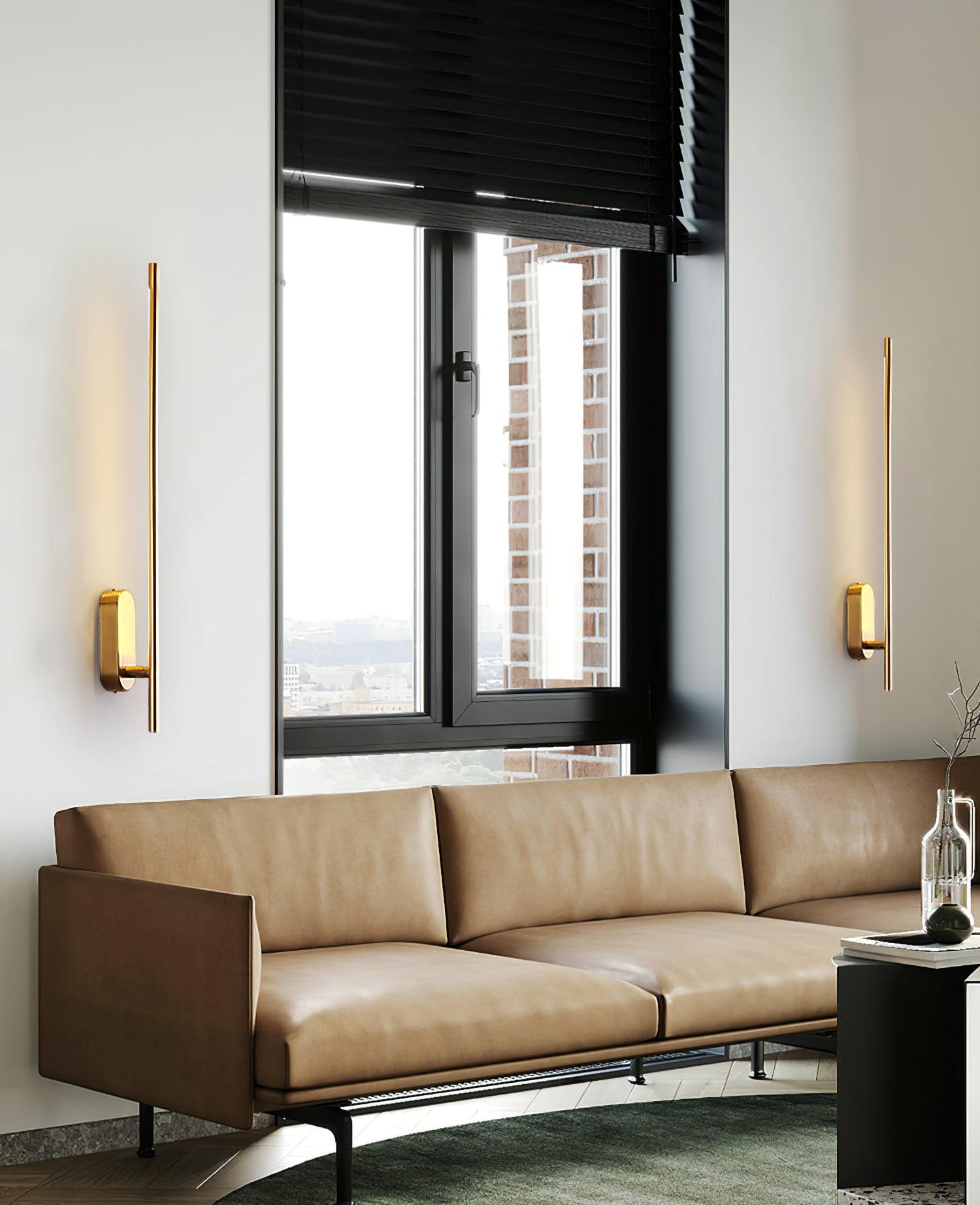Linnen Rod Wall Sconce