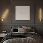 Linnen Rod Wall Sconce
