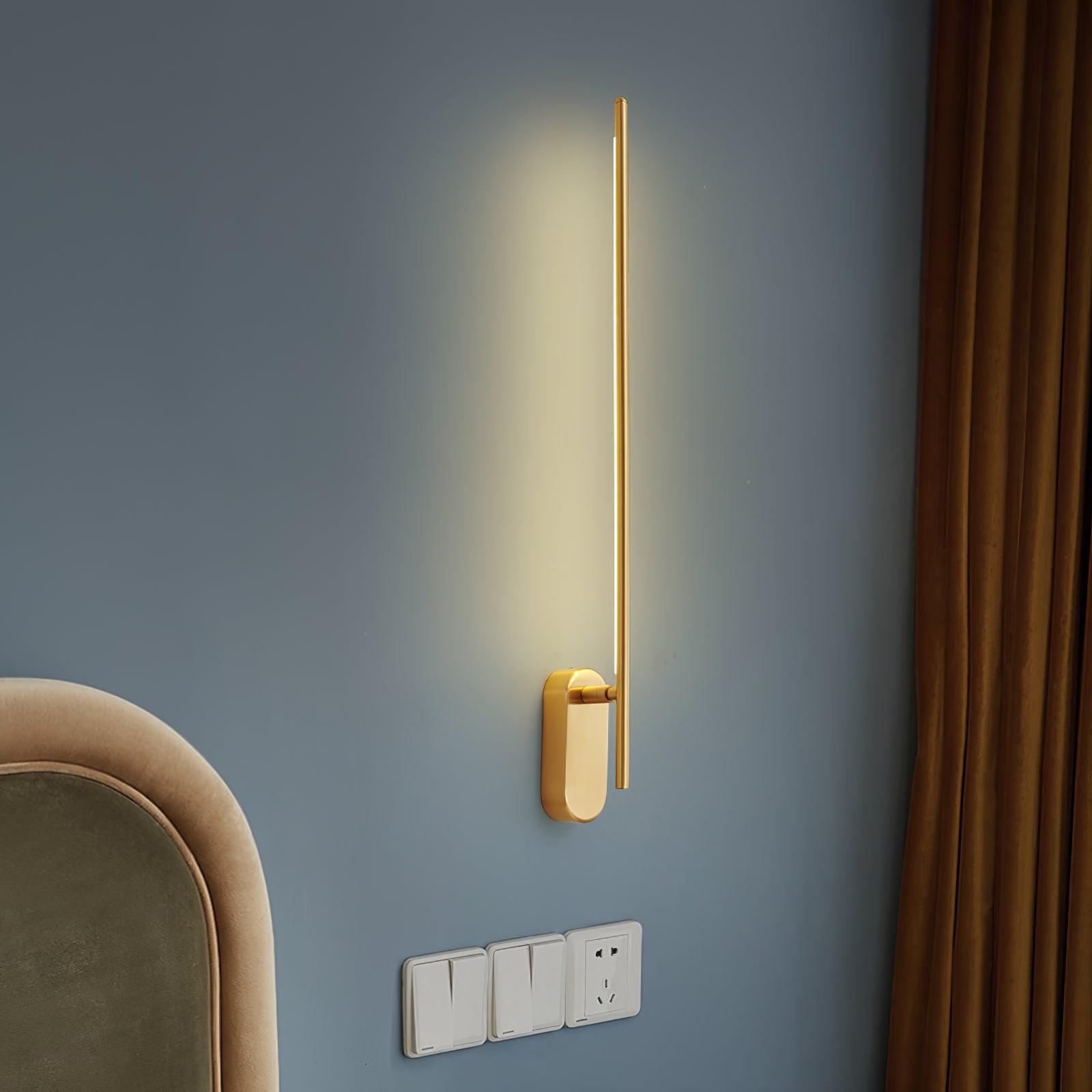 Linnen Rod Plug-in Wall Sconce