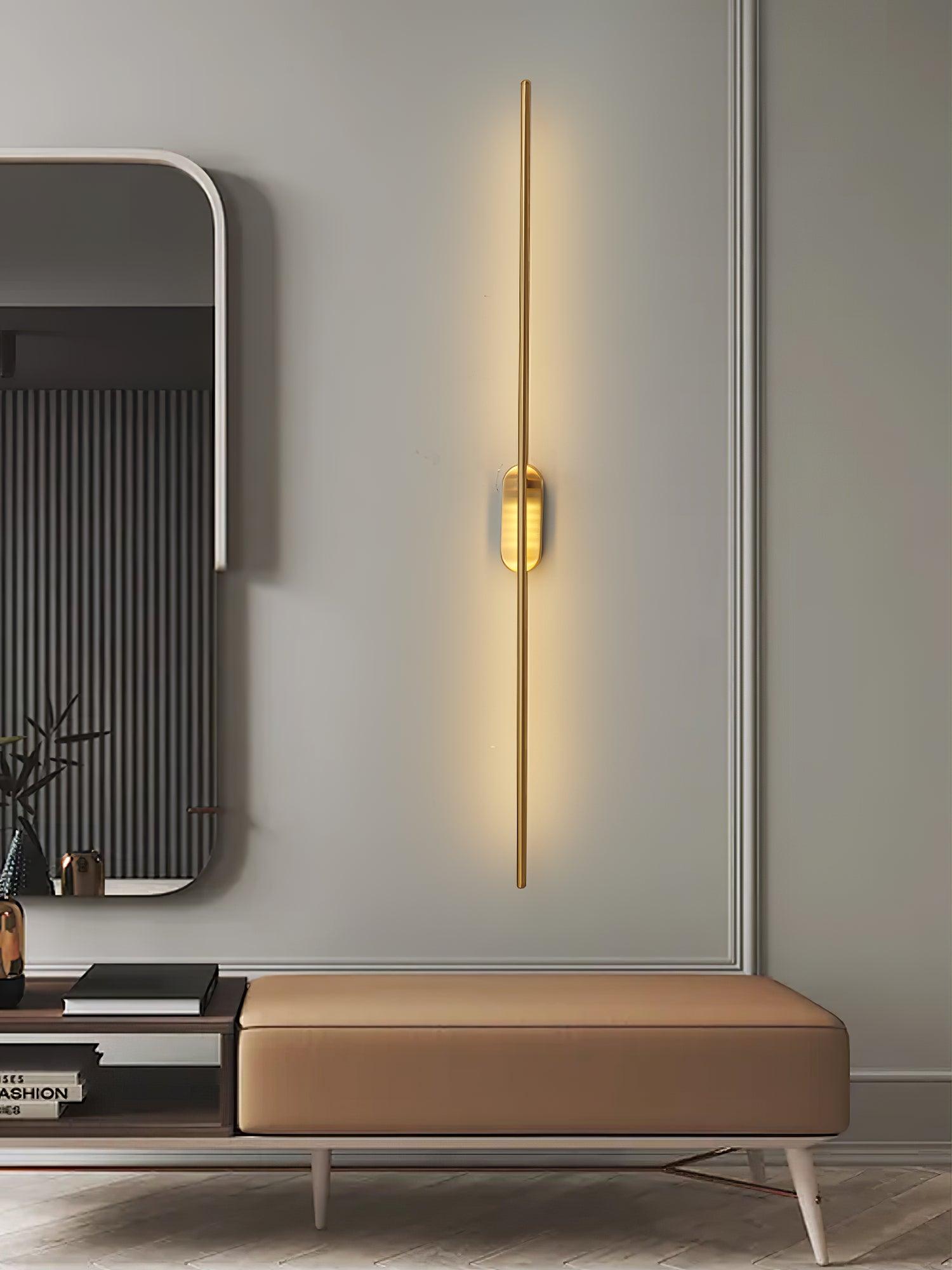 Linnen Rod Wall Sconce