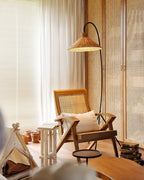 Swan Woven Floor Lamp