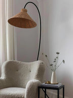 Swan Woven Floor Lamp