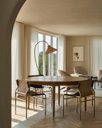 Swan Woven Floor Lamp