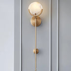 Tail Alabaster Wall Sconce