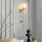 Tail Alabaster Wall Sconce