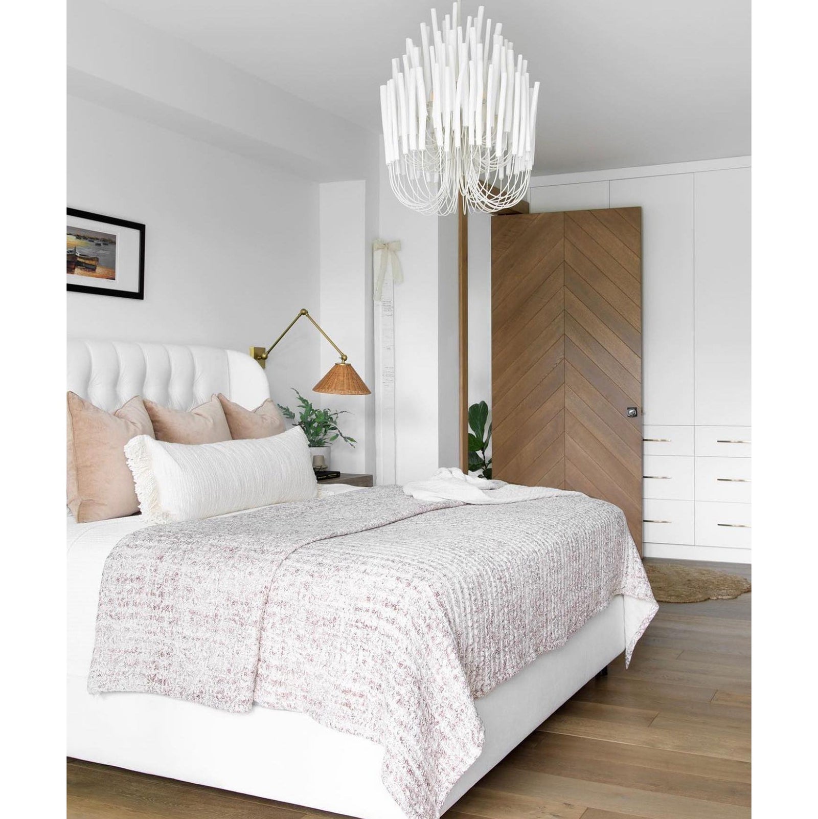 StainedWood Forest Chandelier