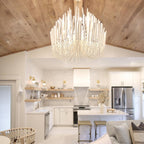StainedWood Forest Chandelier