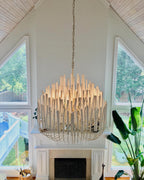 StainedWood Forest Chandelier