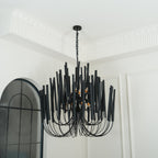 StainedWood Forest Chandelier