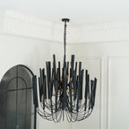 StainedWood Forest Chandelier