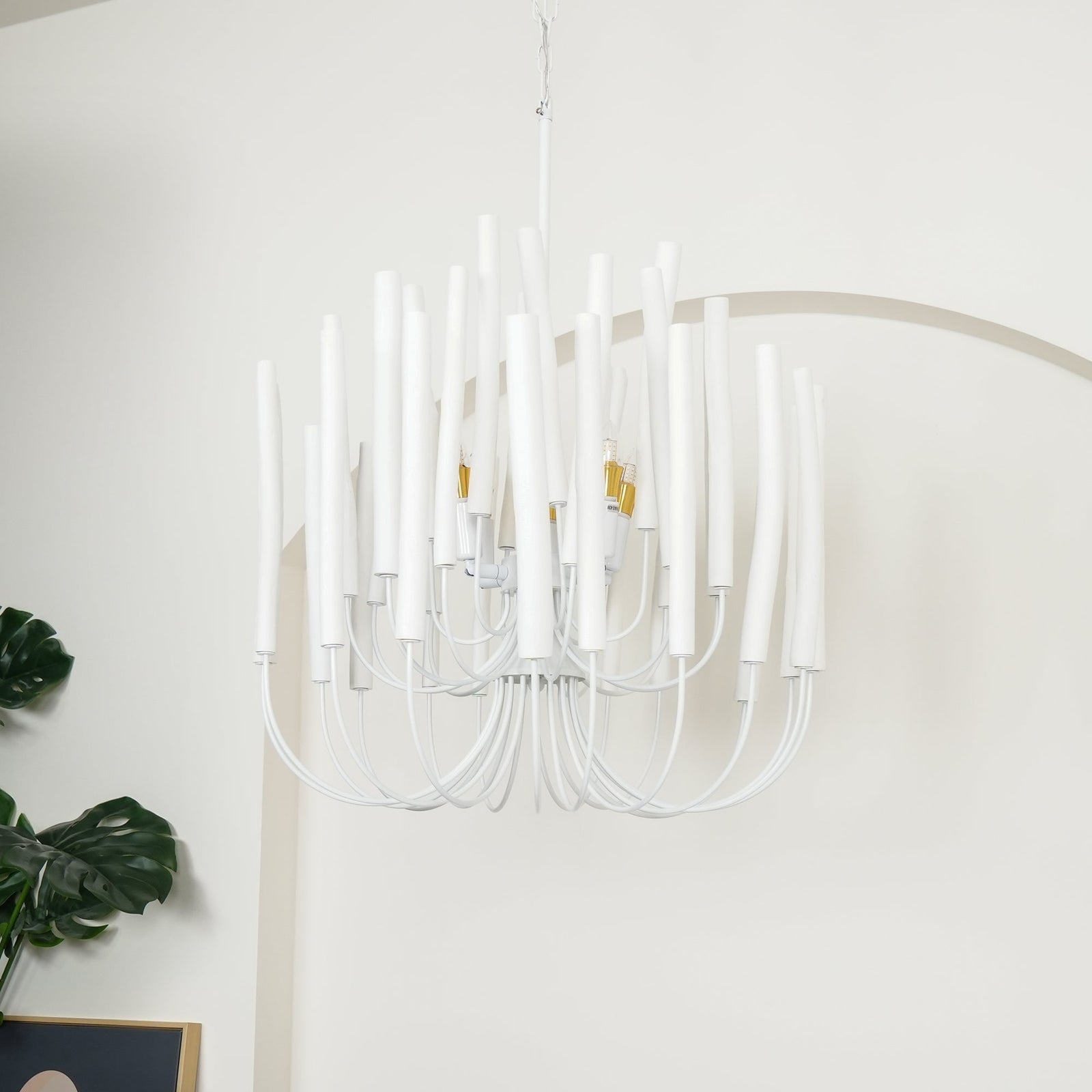 StainedWood Forest Chandelier