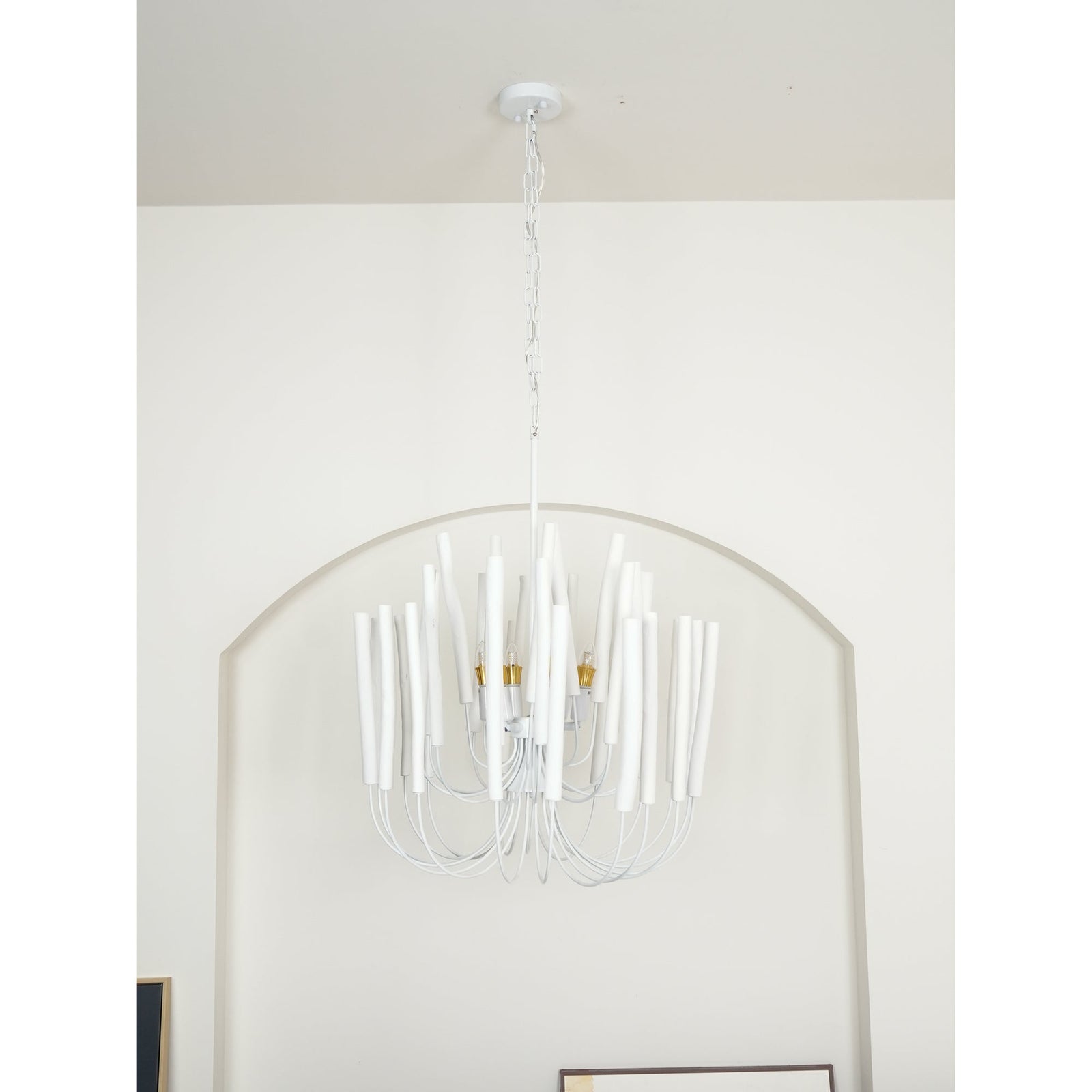 StainedWood Forest Chandelier
