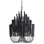 StainedWood Forest Chandelier
