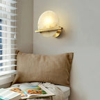 Vicky Alabaster Wall Sconce Round