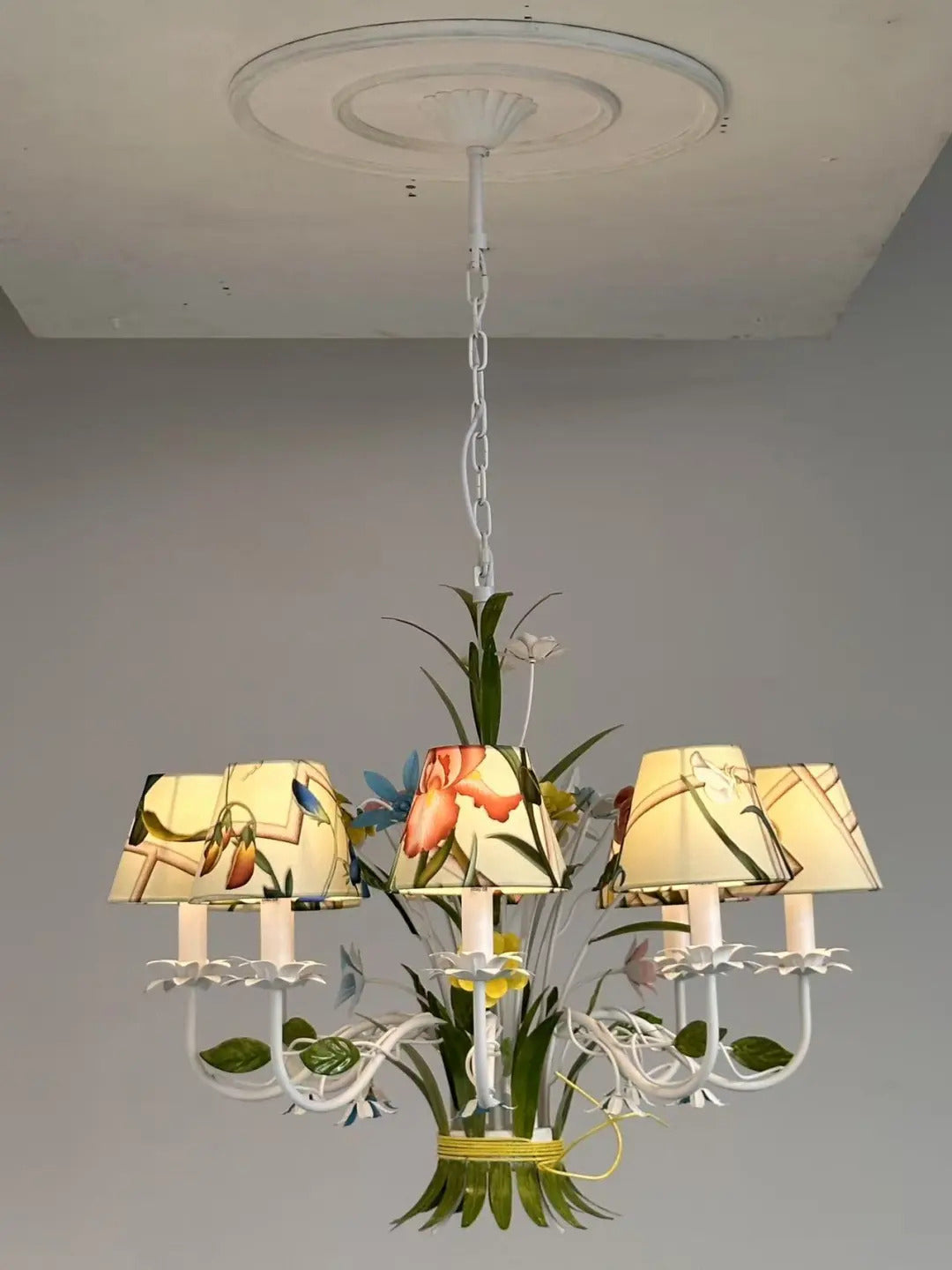 Vintage Iris Chandelier