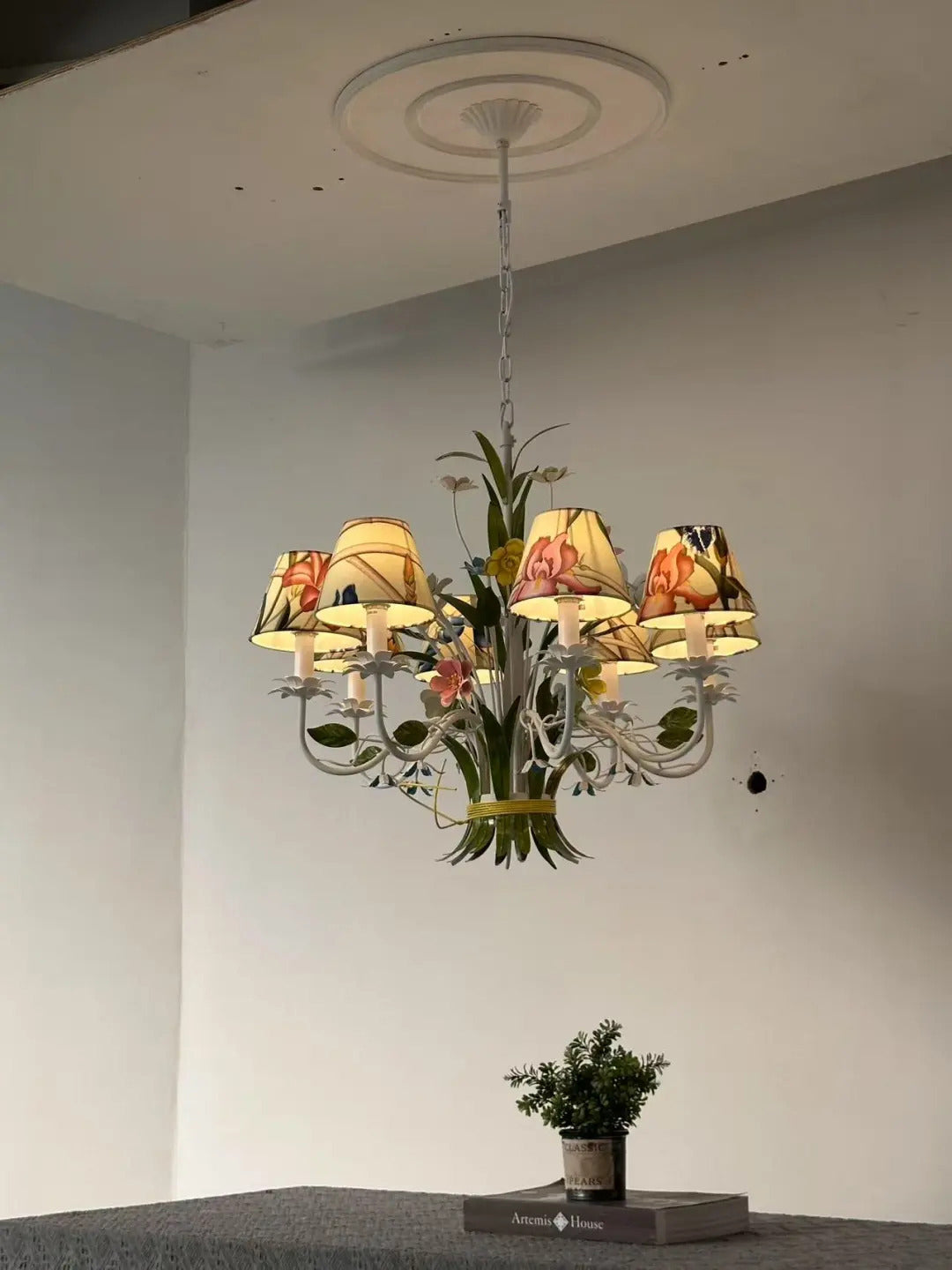 Vintage Iris Chandelier