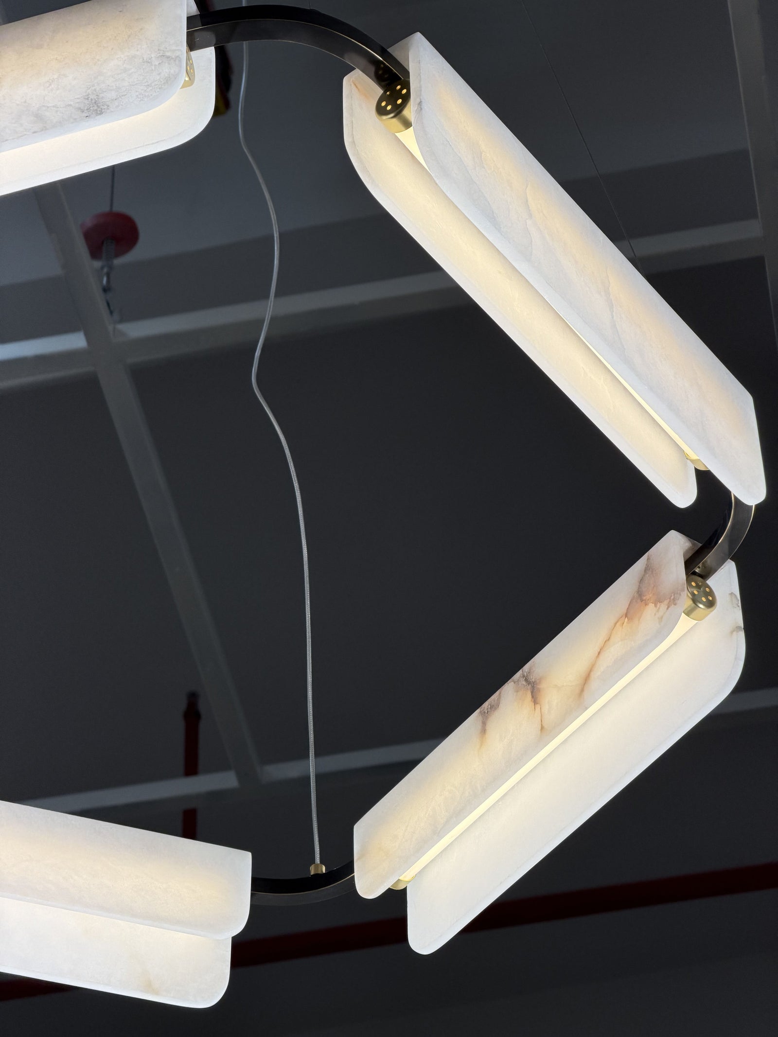 Zoe Alabaster Chandelier
