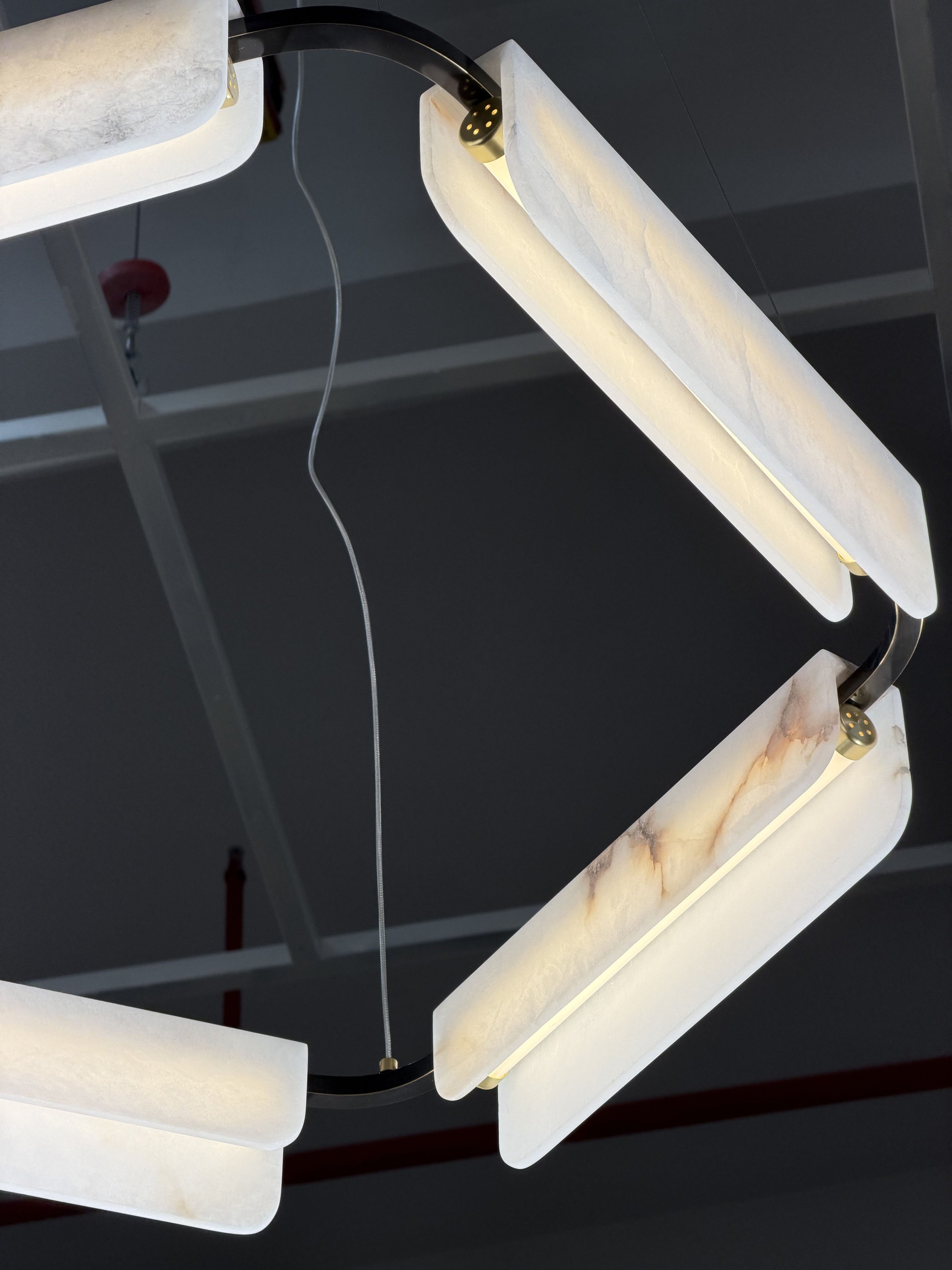 Zoe Alabaster Chandelier