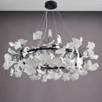 Carias Series Circle Gingko Chandelier